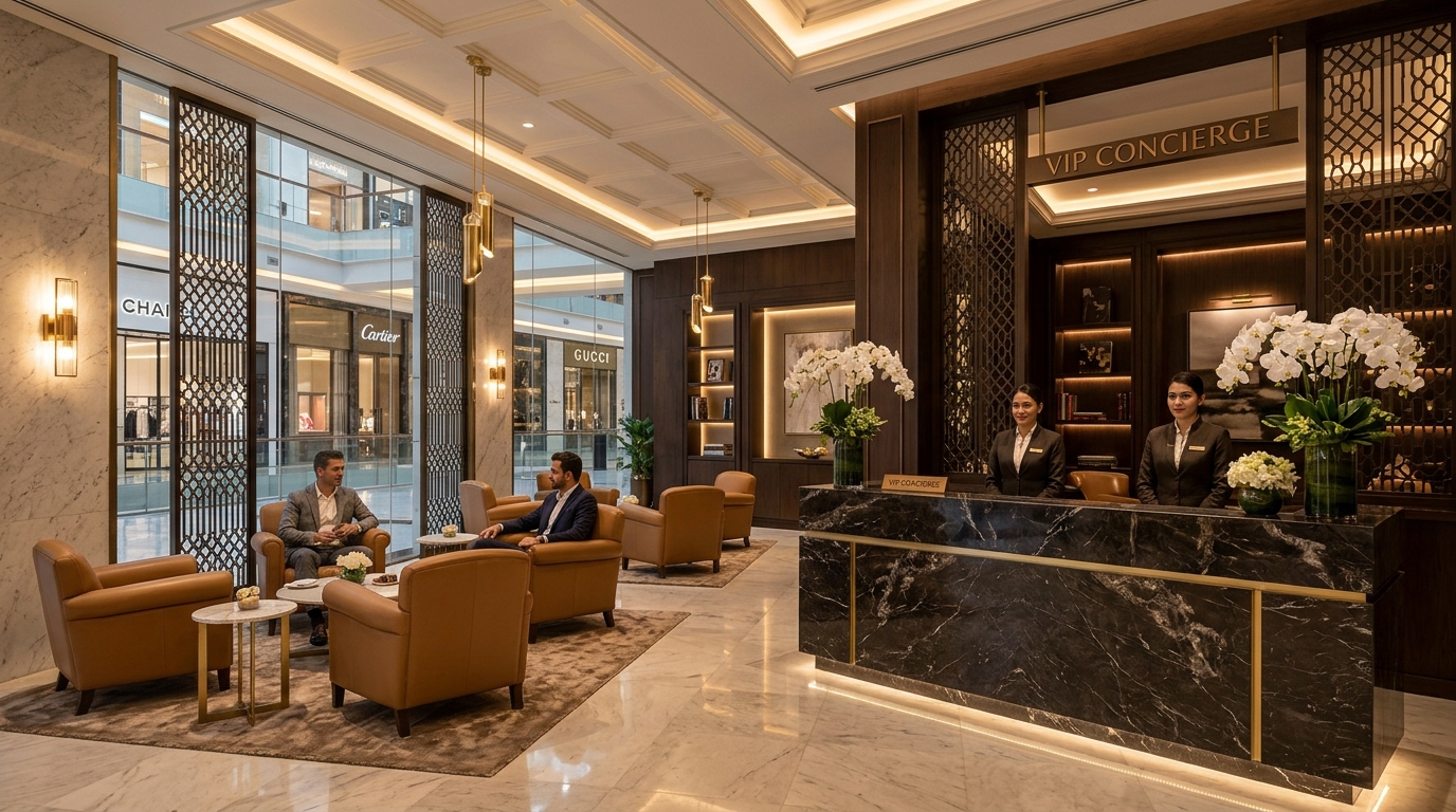 VIP Concierge Reception and Guest Lounge